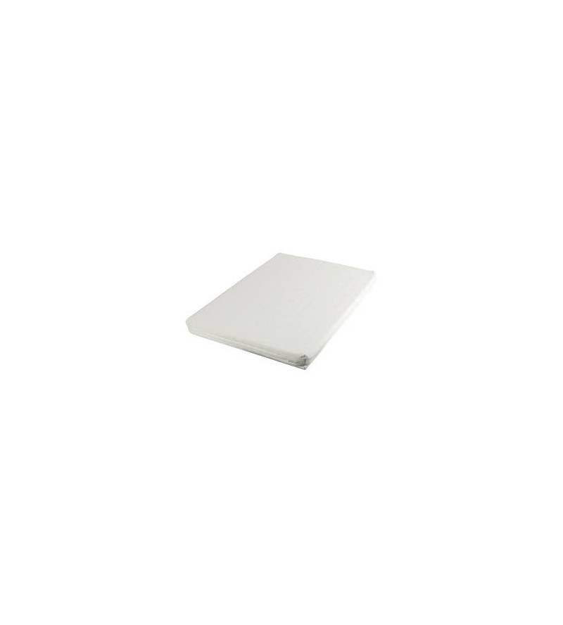 Colchon espuma minicuna 80 x 50 Ovalado blanco La cigueña