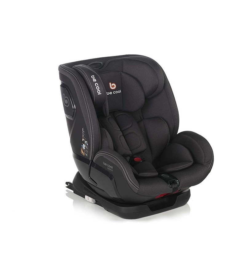 Kinderkraft SAFETY FIX Silla de coche Isofix para bebés y niños, Grupo 1/2/3,  Top