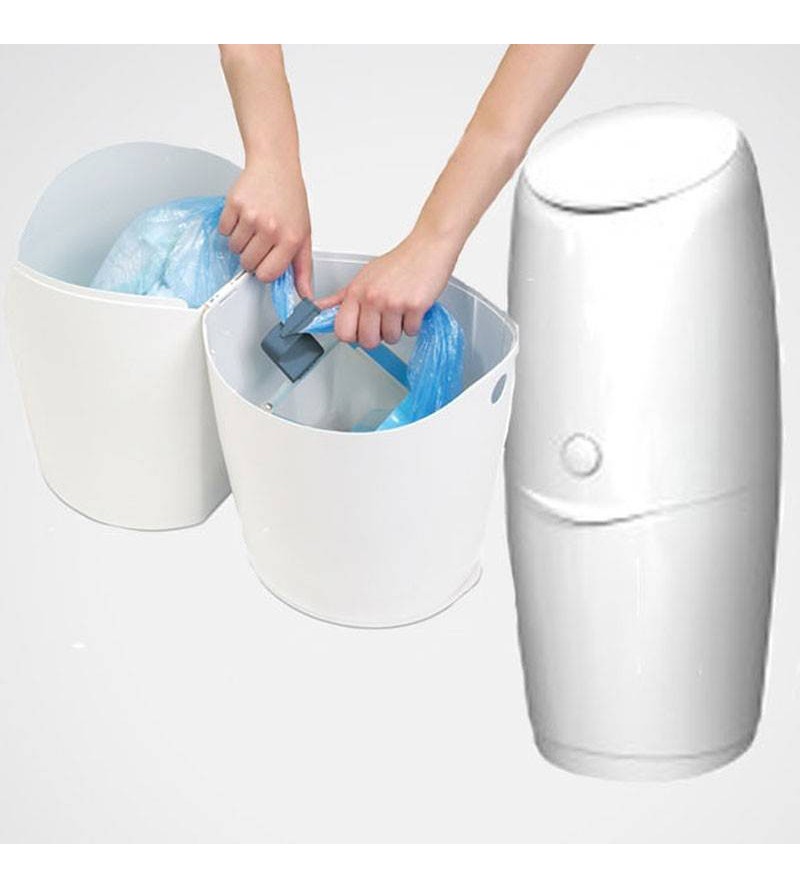 Papelera para pañales de bebé, contenedor de almacenamiento de pañales para  bebés, pañales para pañales, contenedor de almacenamiento de baño